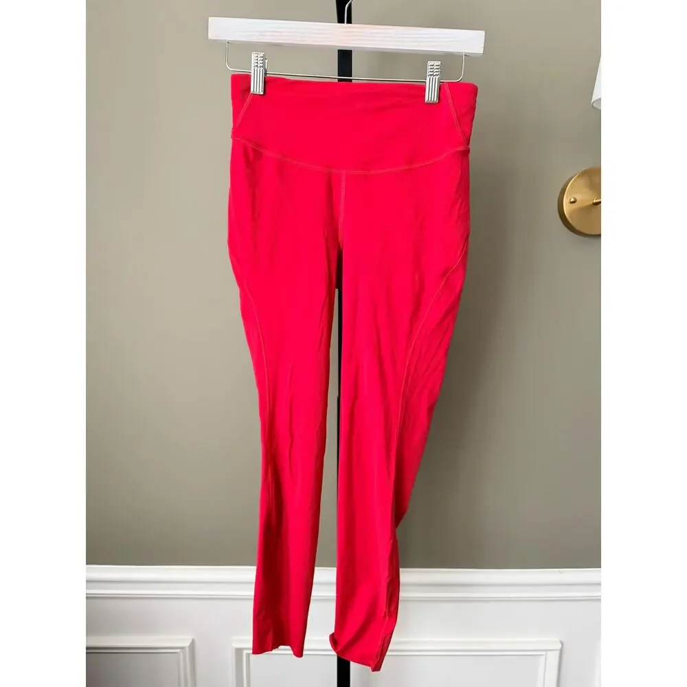 Lululemon Base Pace High-Rise Tight 25”Size 6 Dark Red
